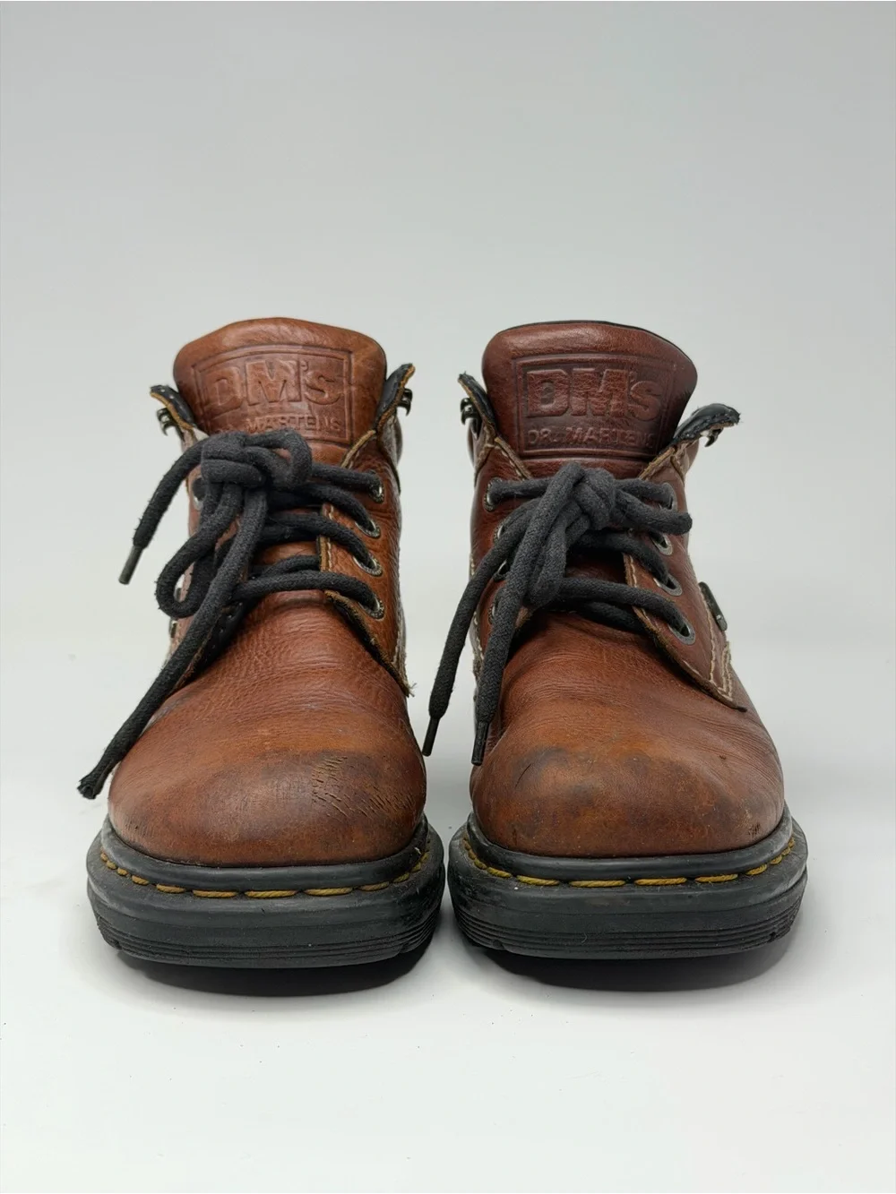 Vintage Dr. Martens 9271 Women’s 8 Men’s 6 Brown Leather Ankle Boots Y2K Grunge